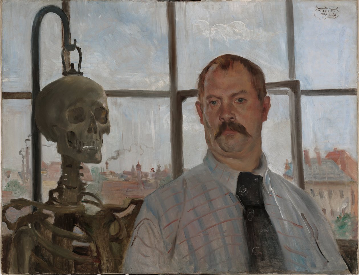 Önarckép alkotó: Lovis (1858-1925) Corinth