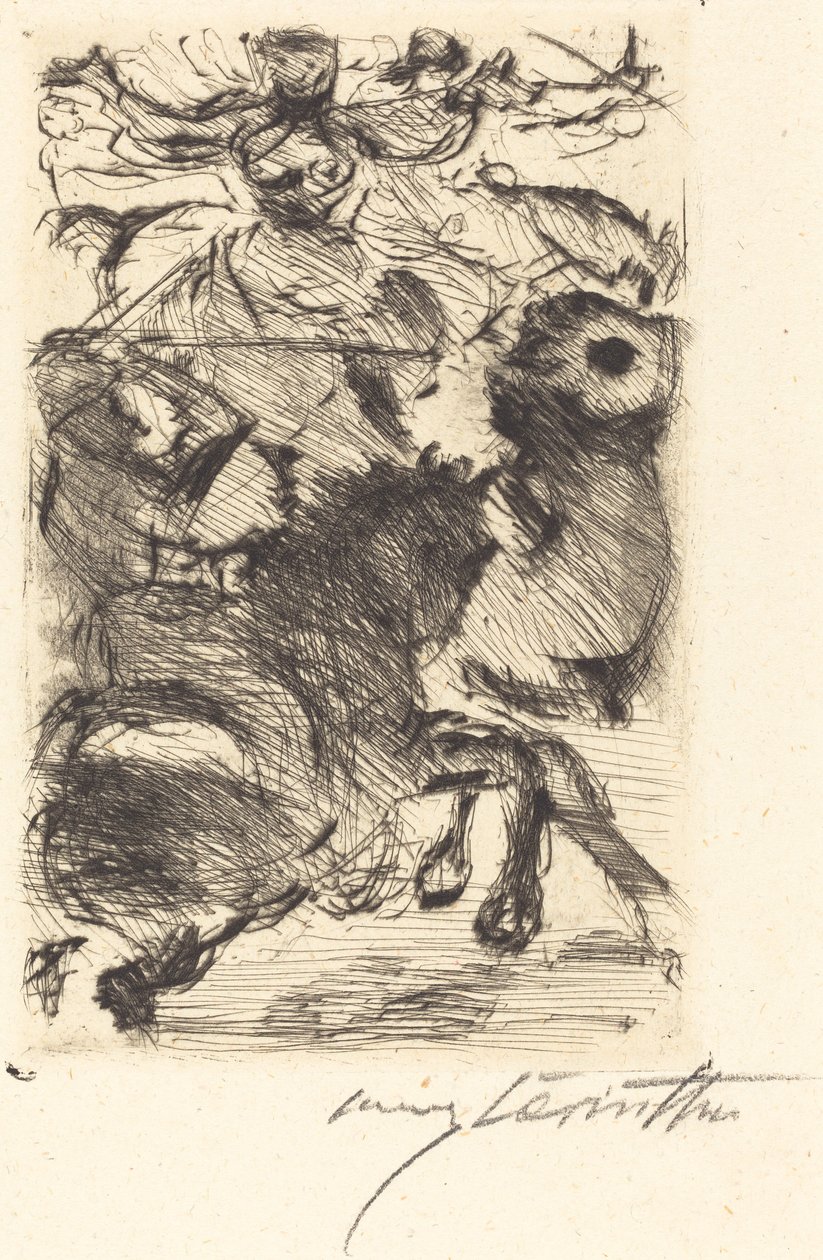 Adhba die Kamelin Adhba, a teve, 1919. alkotó: Lovis Corinth