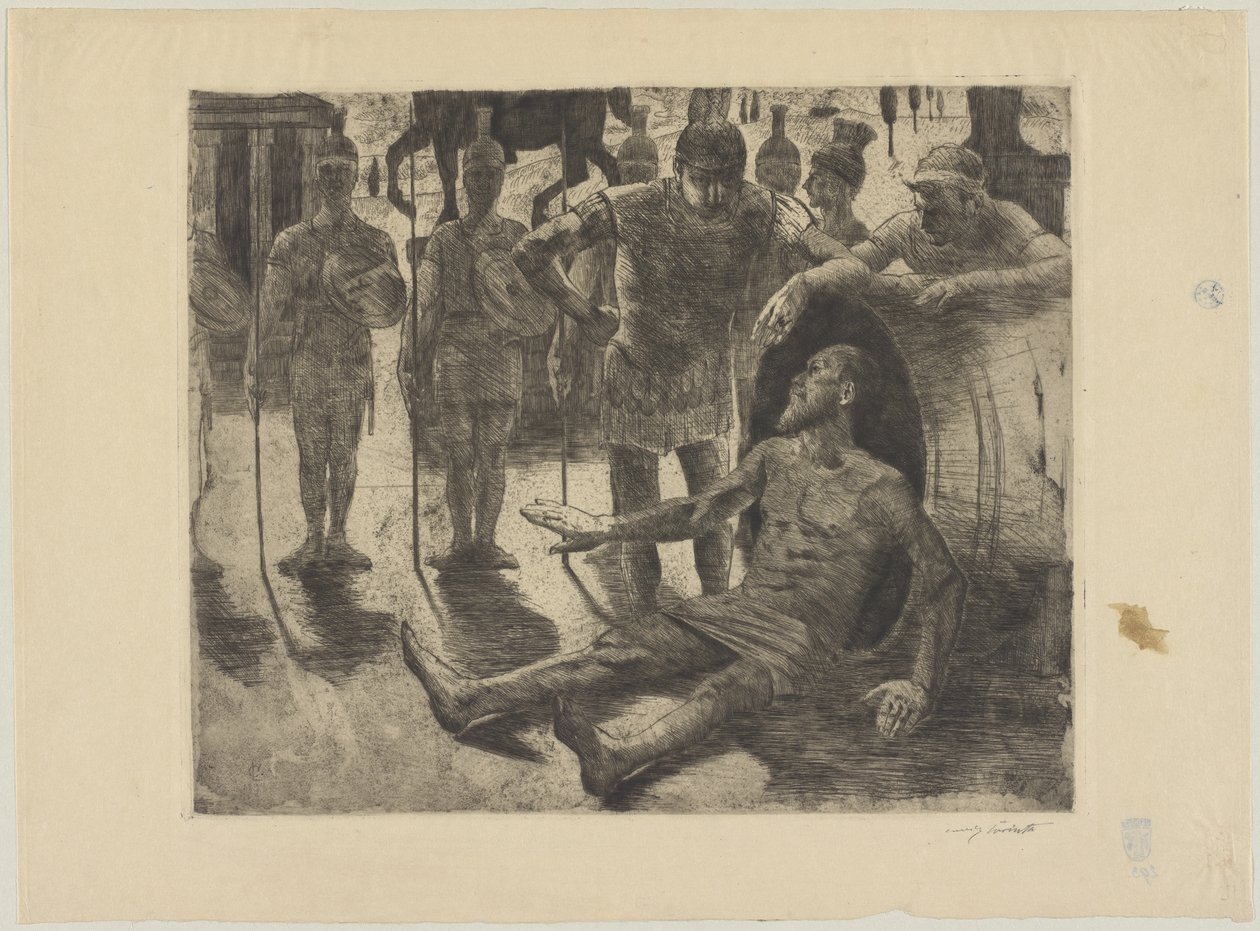Alexander és Diogenes alkotó: Lovis Corinth