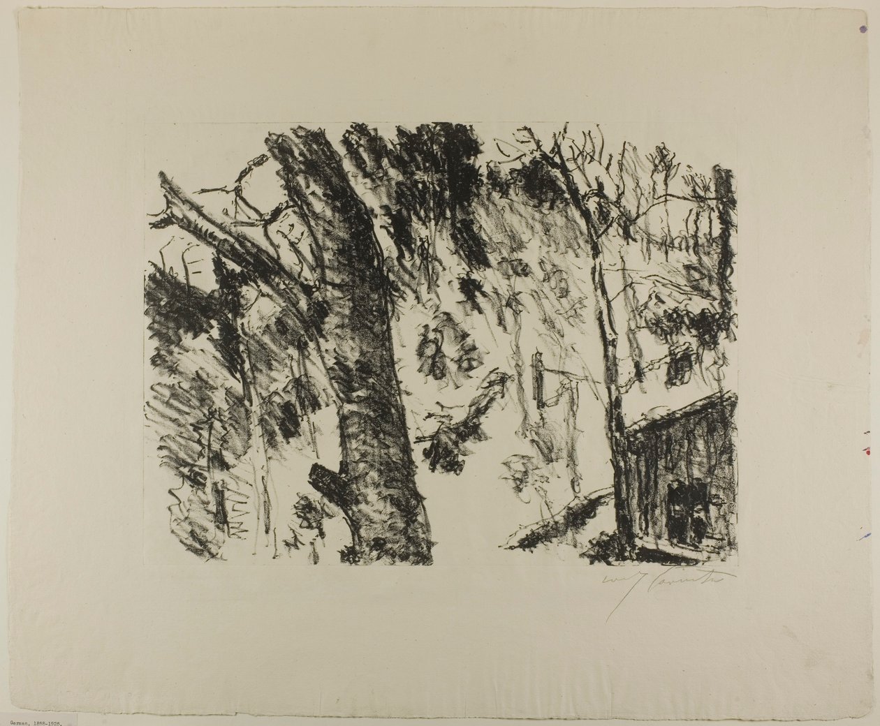Bükk-erdő, a kora tavasztól a hegyekben alkotó: Lovis Corinth