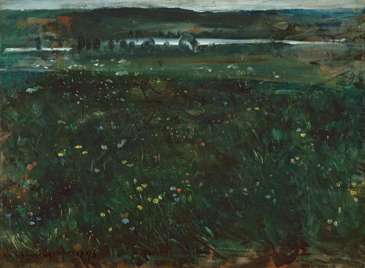 Unterschäftlarnban az Isaron alkotó: Lovis Corinth