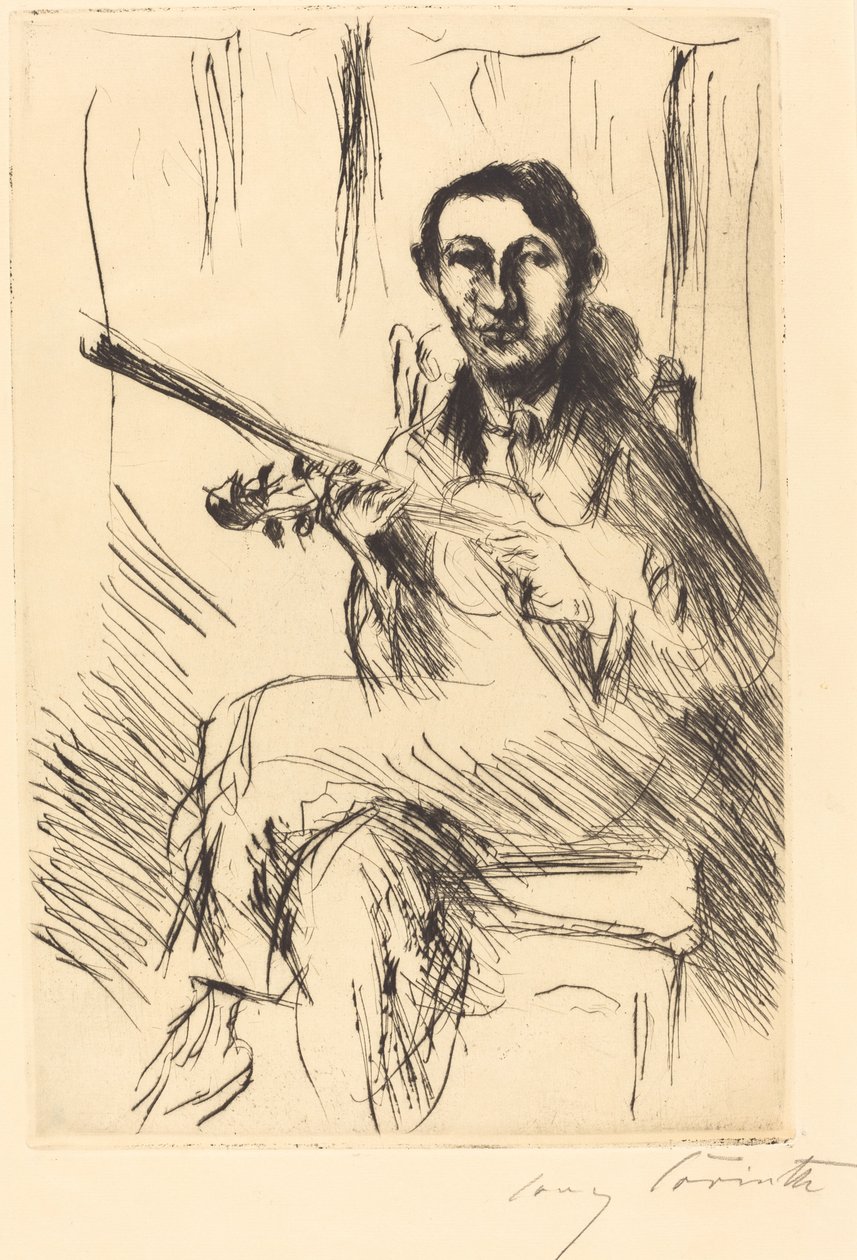 Andreas Weissgaerber portréja, 1919. alkotó: Lovis Corinth
