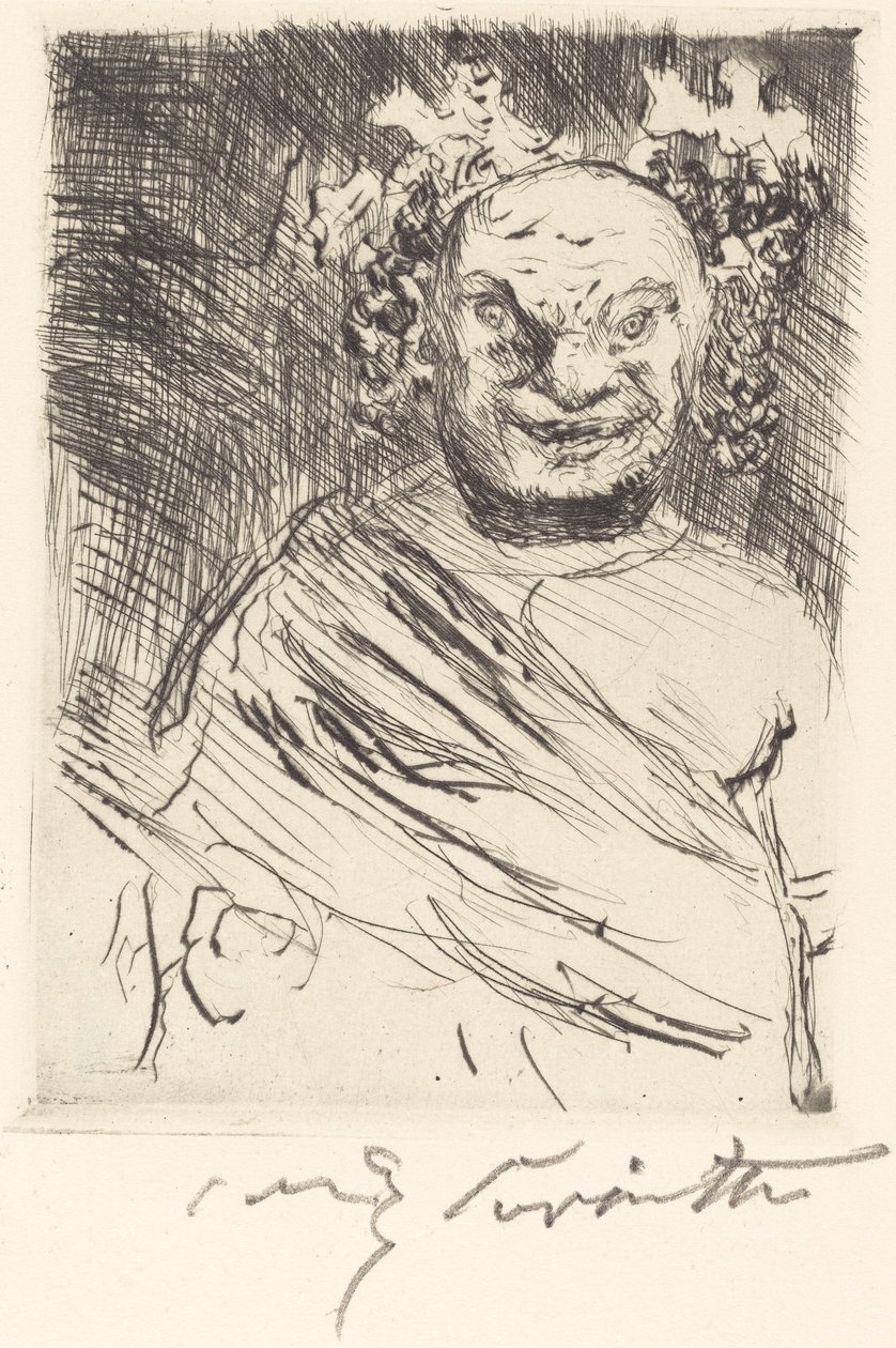 A trimalchiói Gastmahl: pl. I Trimalchiói lakoma: pl. Én, 1919. alkotó: Lovis Corinth
