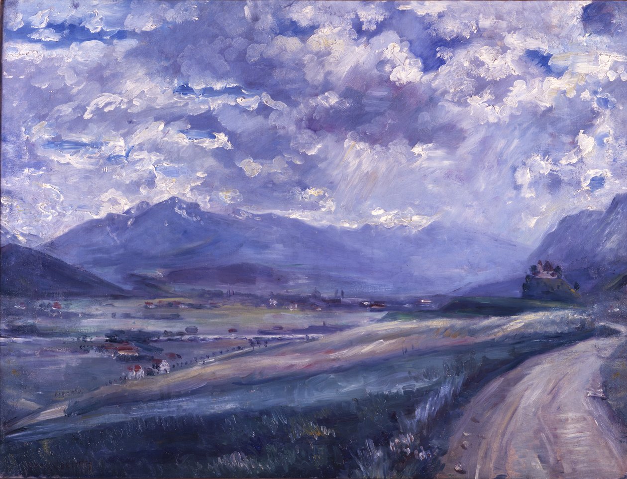 Az Inn völgye Thaur közelében. Innsbruck alkotó: Lovis Corinth