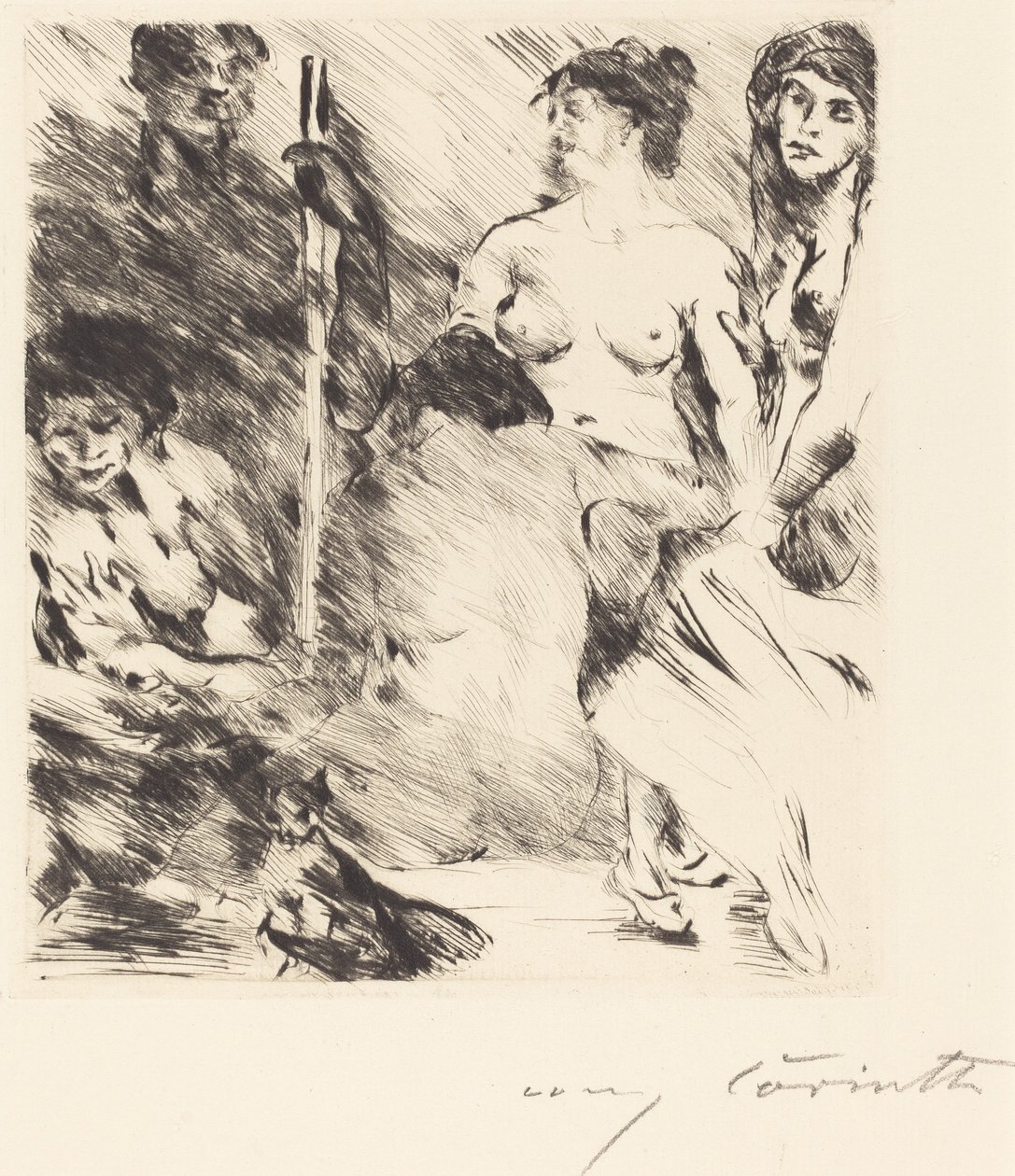 Der Harem A hárem, 1914. alkotó: Lovis Corinth