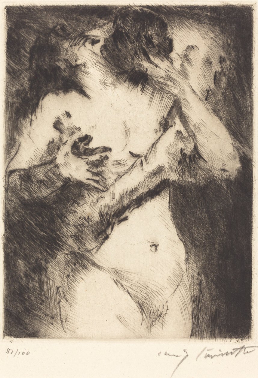 A csók A csók, 1921. alkotó: Lovis Corinth