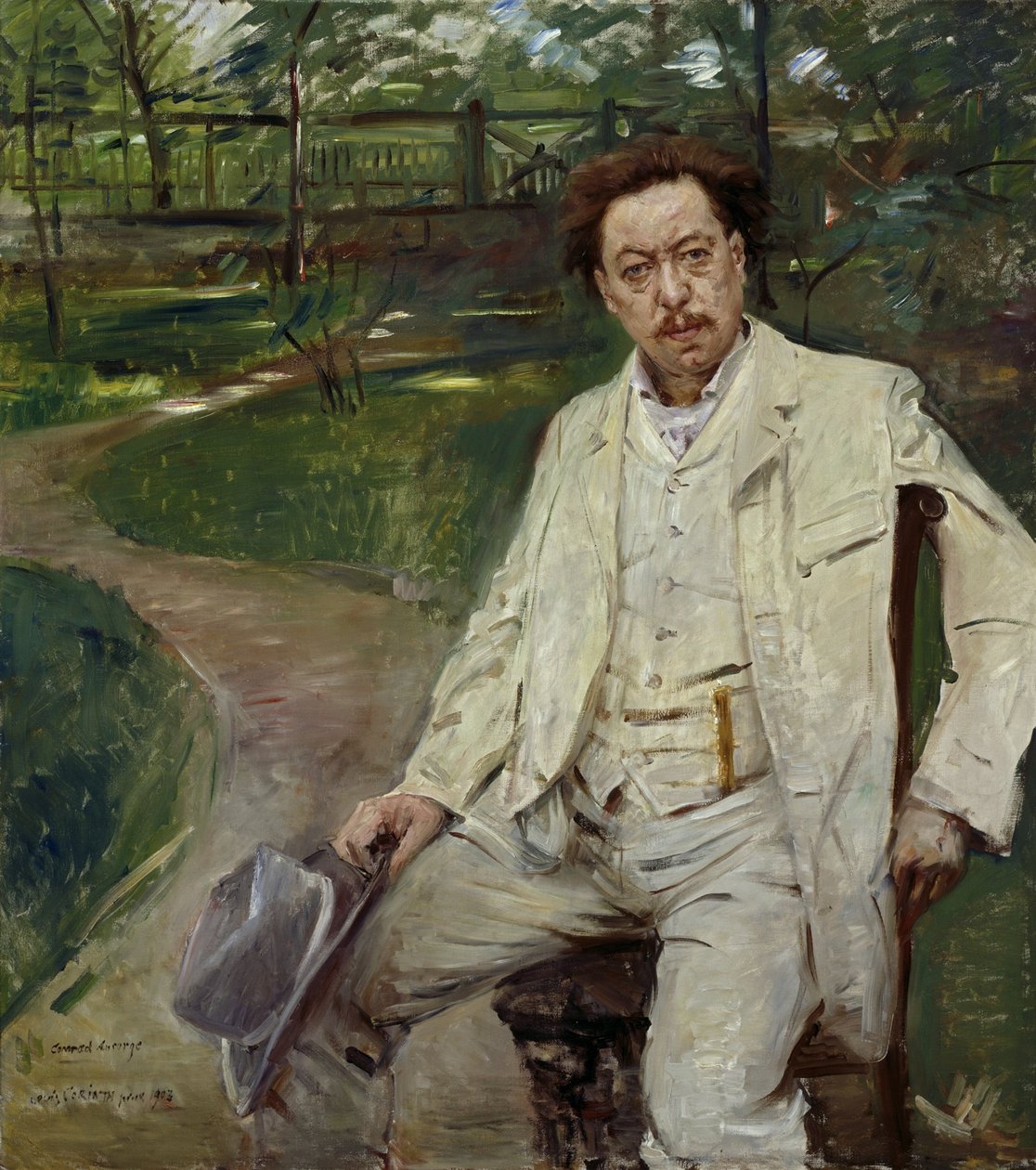 Conrad Ansorge zongoraművész alkotó: Lovis Corinth