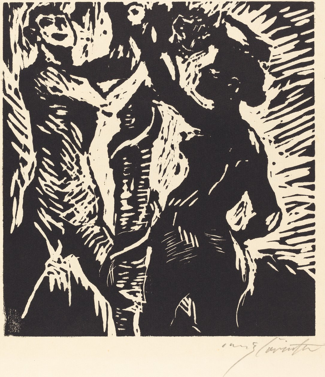 A bukás (Ádám és Éva) alkotó: Lovis Corinth