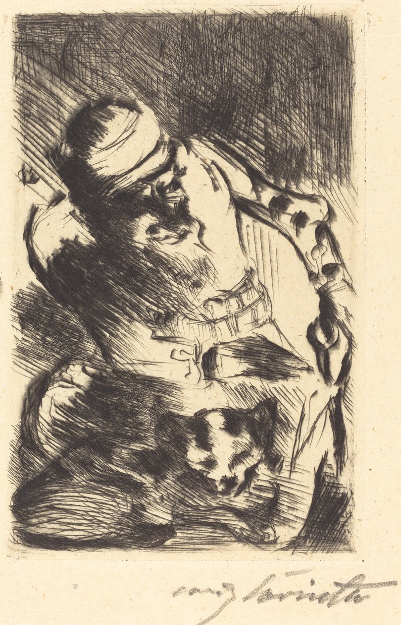 A próféta macskája alkotó: Lovis Corinth