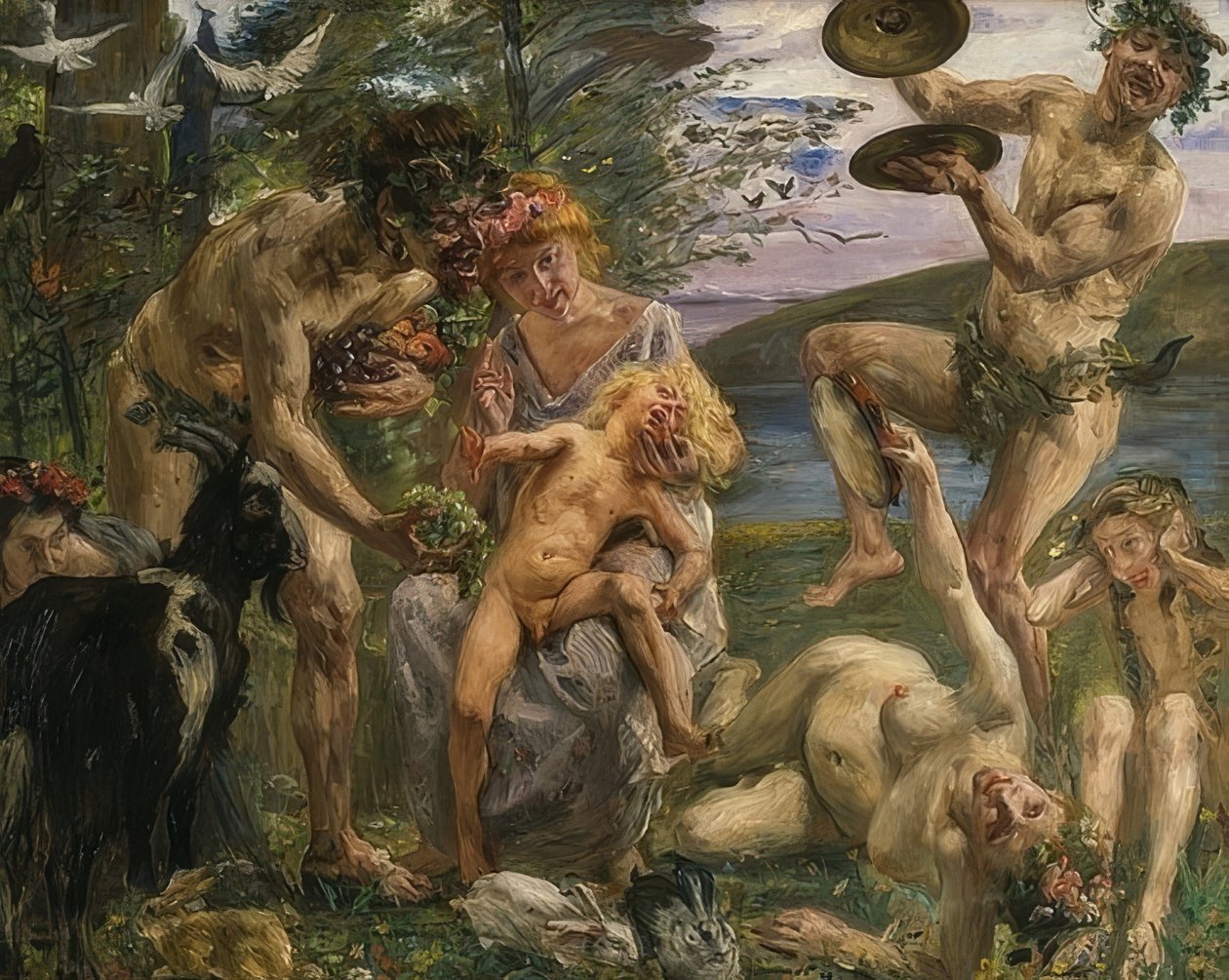 Zeusz gyermekkora. 1905-1906 alkotó: Lovis Corinth