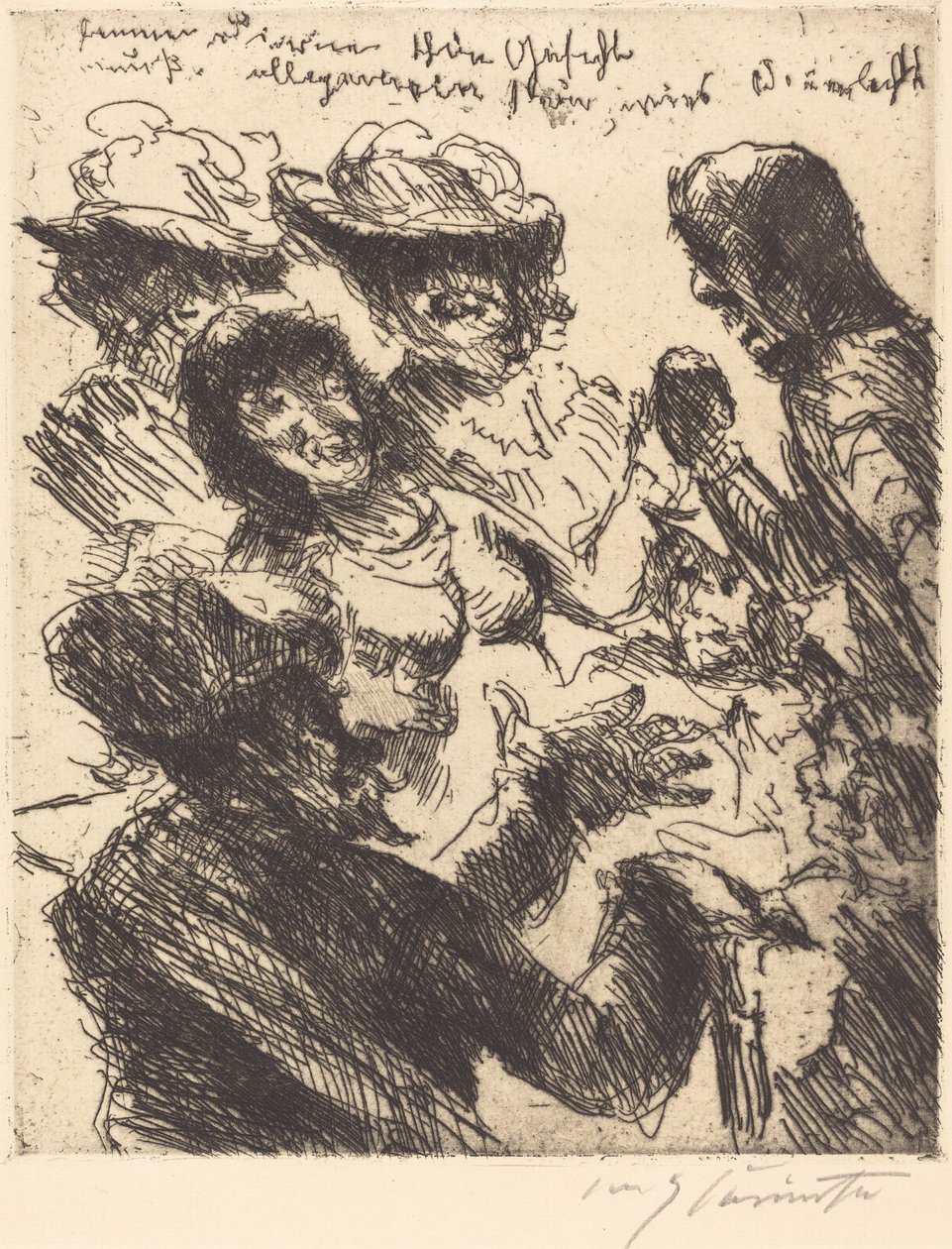 "Egy csinos lány arca olyan, mint a napfény" alkotó: Lovis Corinth