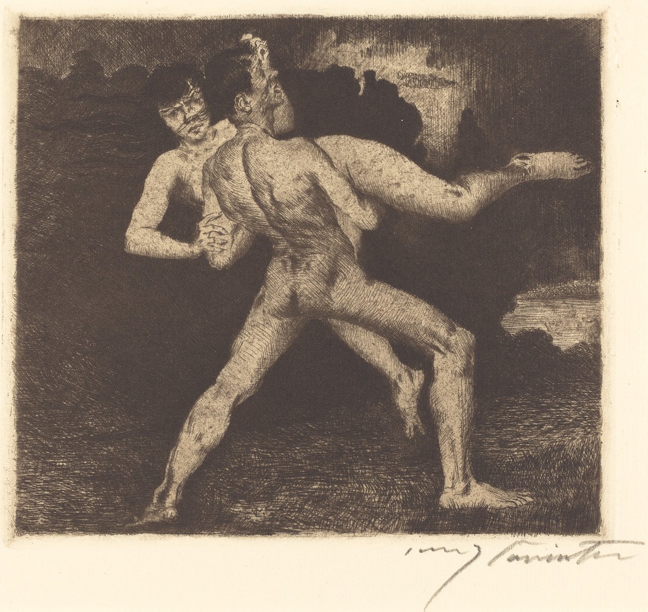 emberrablás alkotó: Lovis Corinth
