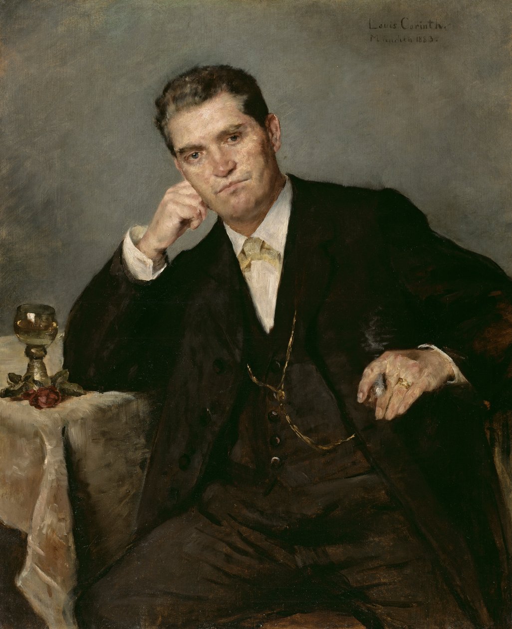 Franz Heinrich Corinth, a művész apja alkotó: Lovis Corinth