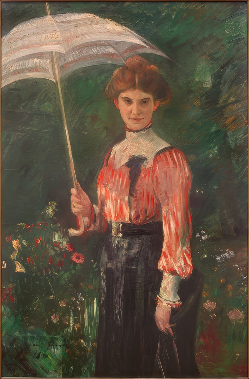Mrs. Halbe alkotó: Lovis Corinth