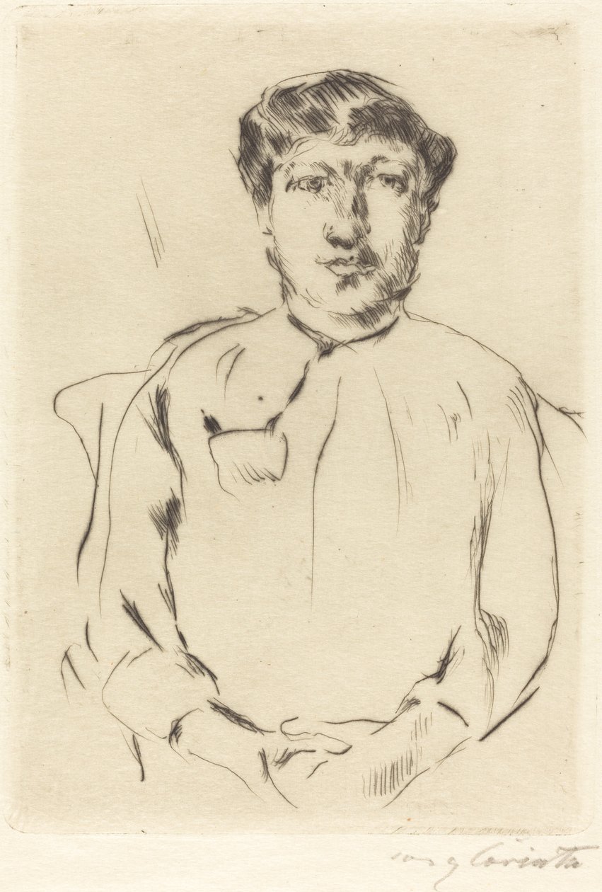 Frauenbildnis Női portré, 1914. alkotó: Lovis Corinth