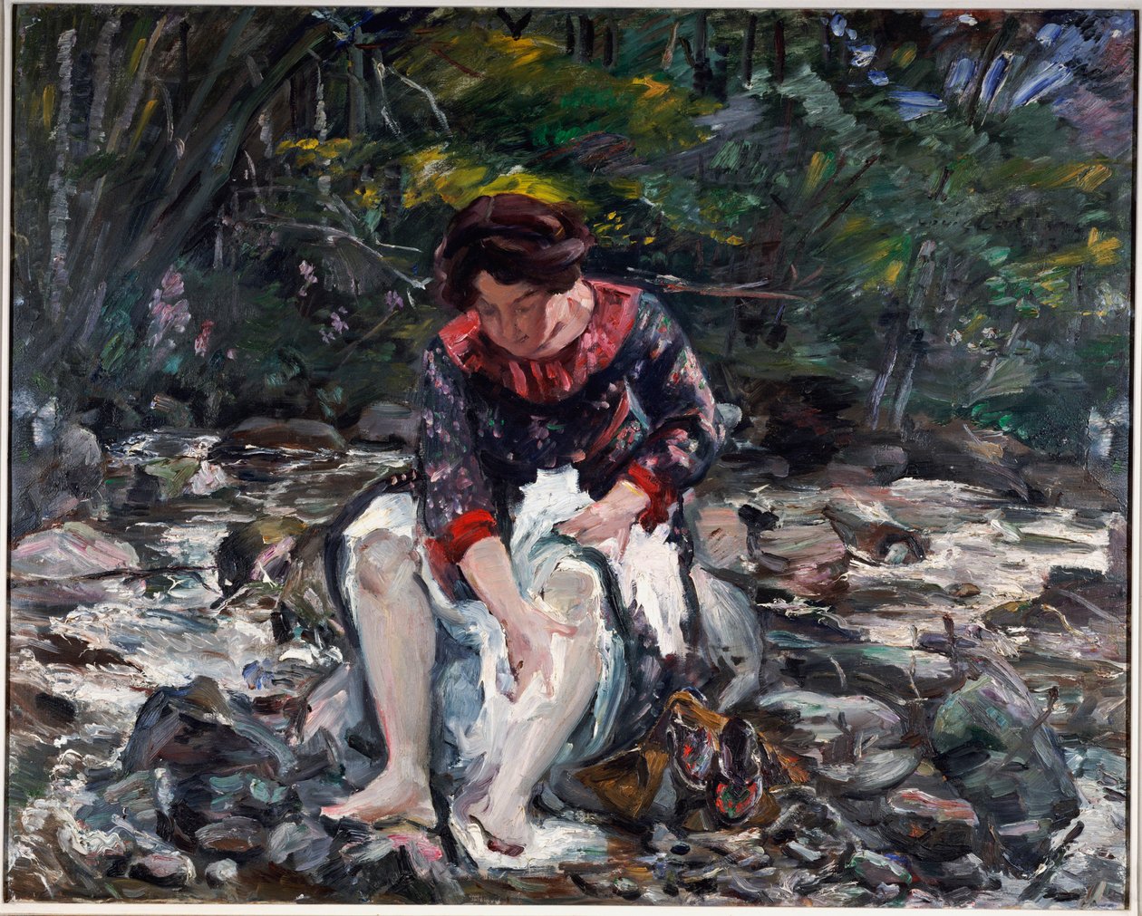 Lány a patakban, 1913 alkotó: Lovis Corinth