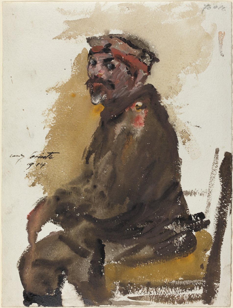 Hermann Struck egyenruhában alkotó: Lovis Corinth