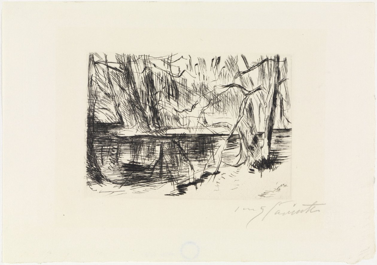 A Tiergartenben alkotó: Lovis Corinth
