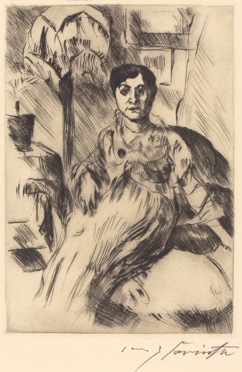 Belső nővel alkotó: Lovis Corinth