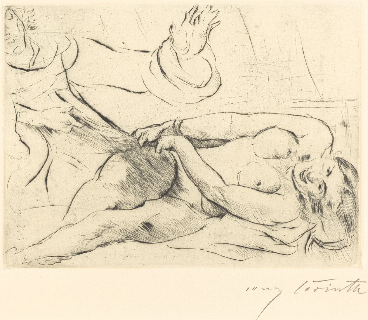 József és Potifár felesége II alkotó: Lovis Corinth