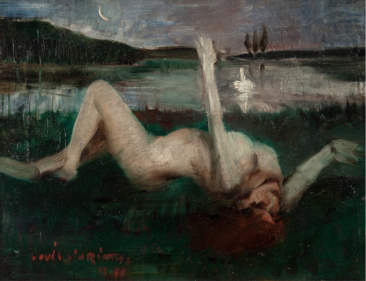 Léda, 1890. alkotó: Lovis Corinth