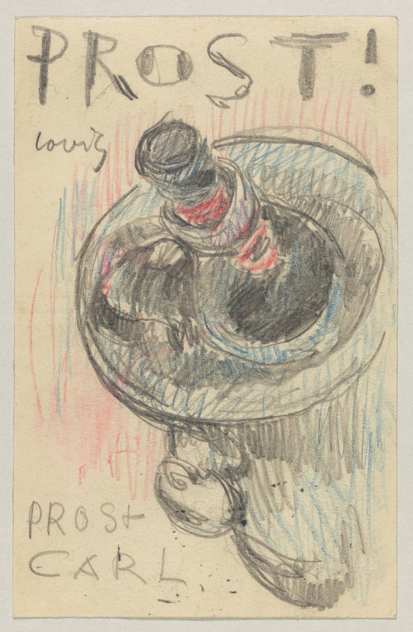 Lovis Corinth Elly Strathmannnak: képeslap, 1911. május 22-i postabélyegző alkotó: Lovis Corinth