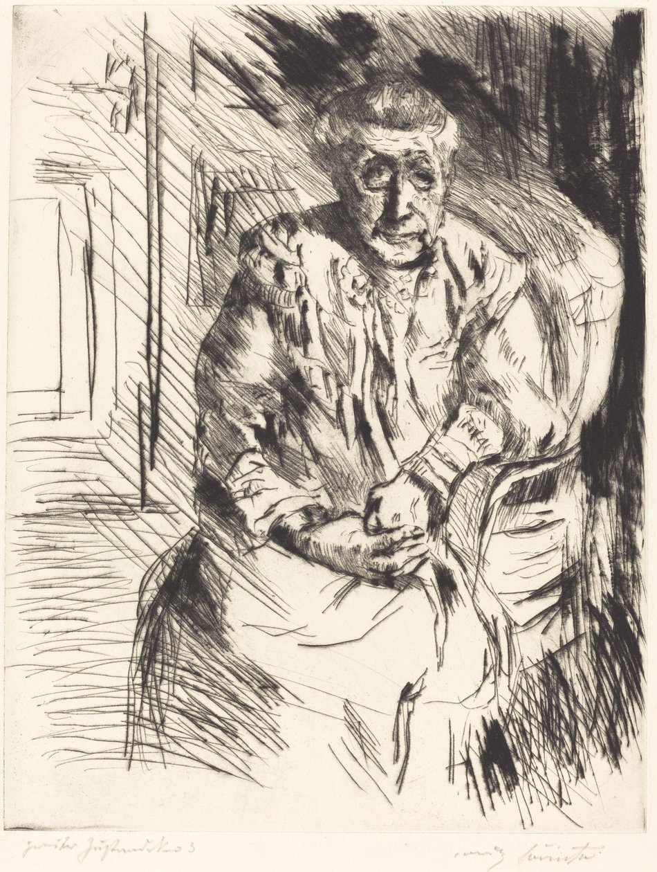 Ma Belle Mere anyós, 1919. alkotó: Lovis Corinth