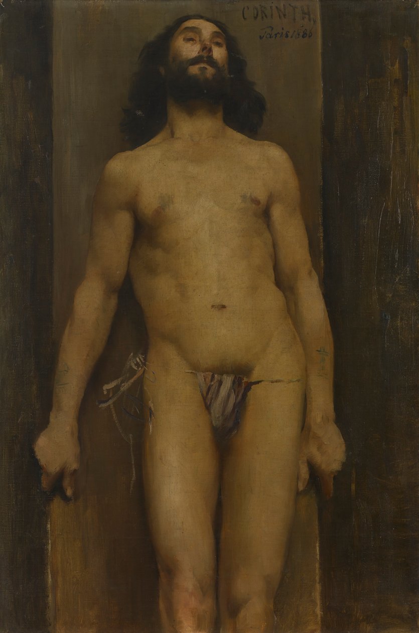 Férfi akt (M?nnlicher Akt) alkotó: Lovis Corinth