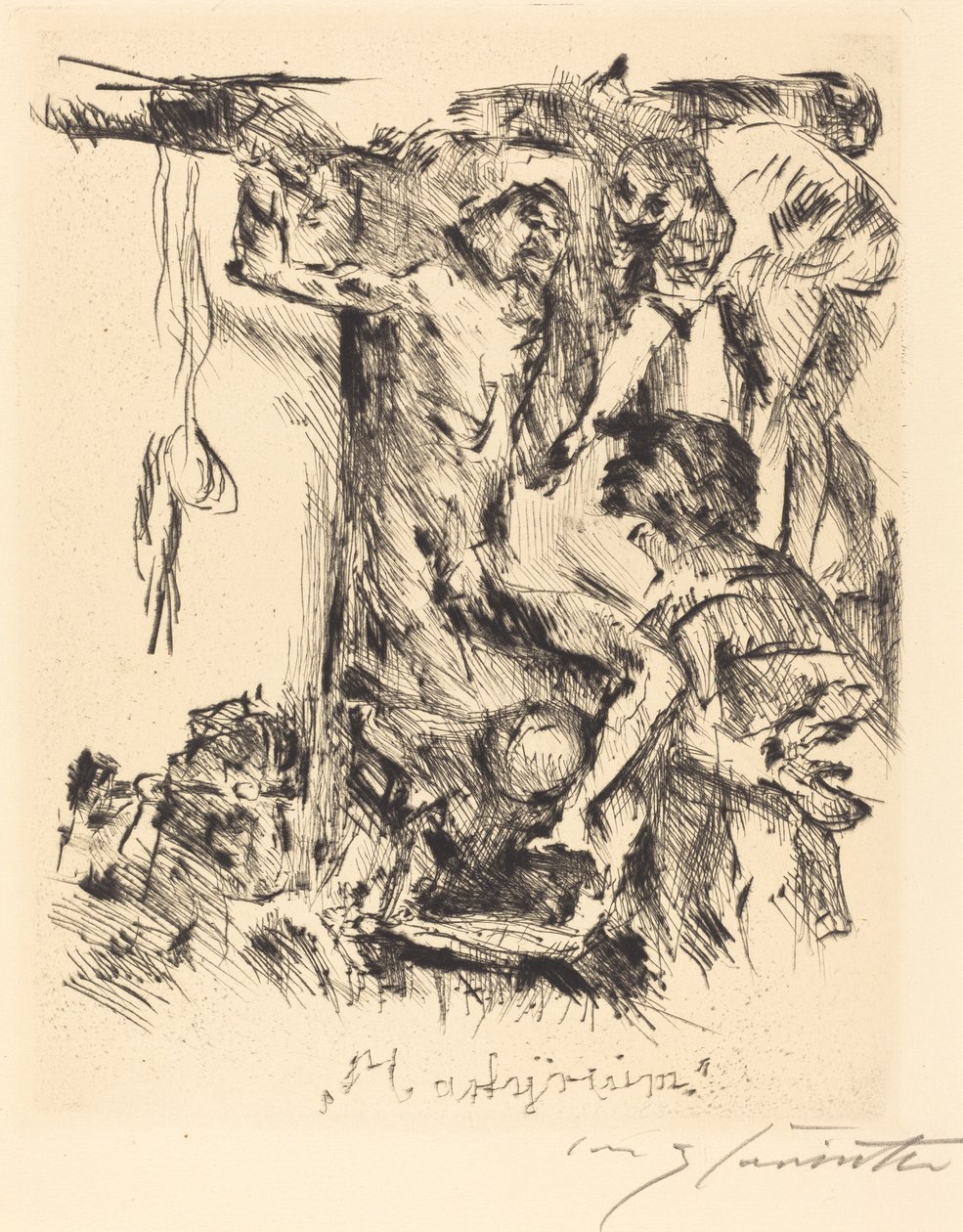 Vértanúság alkotó: Lovis Corinth