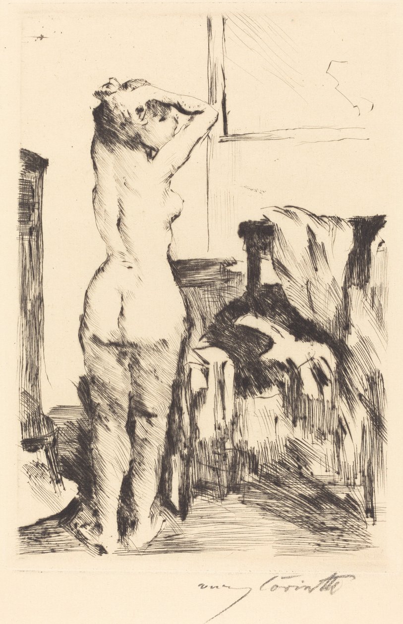 Modellstudie Study of a Model, 1916. alkotó: Lovis Corinth