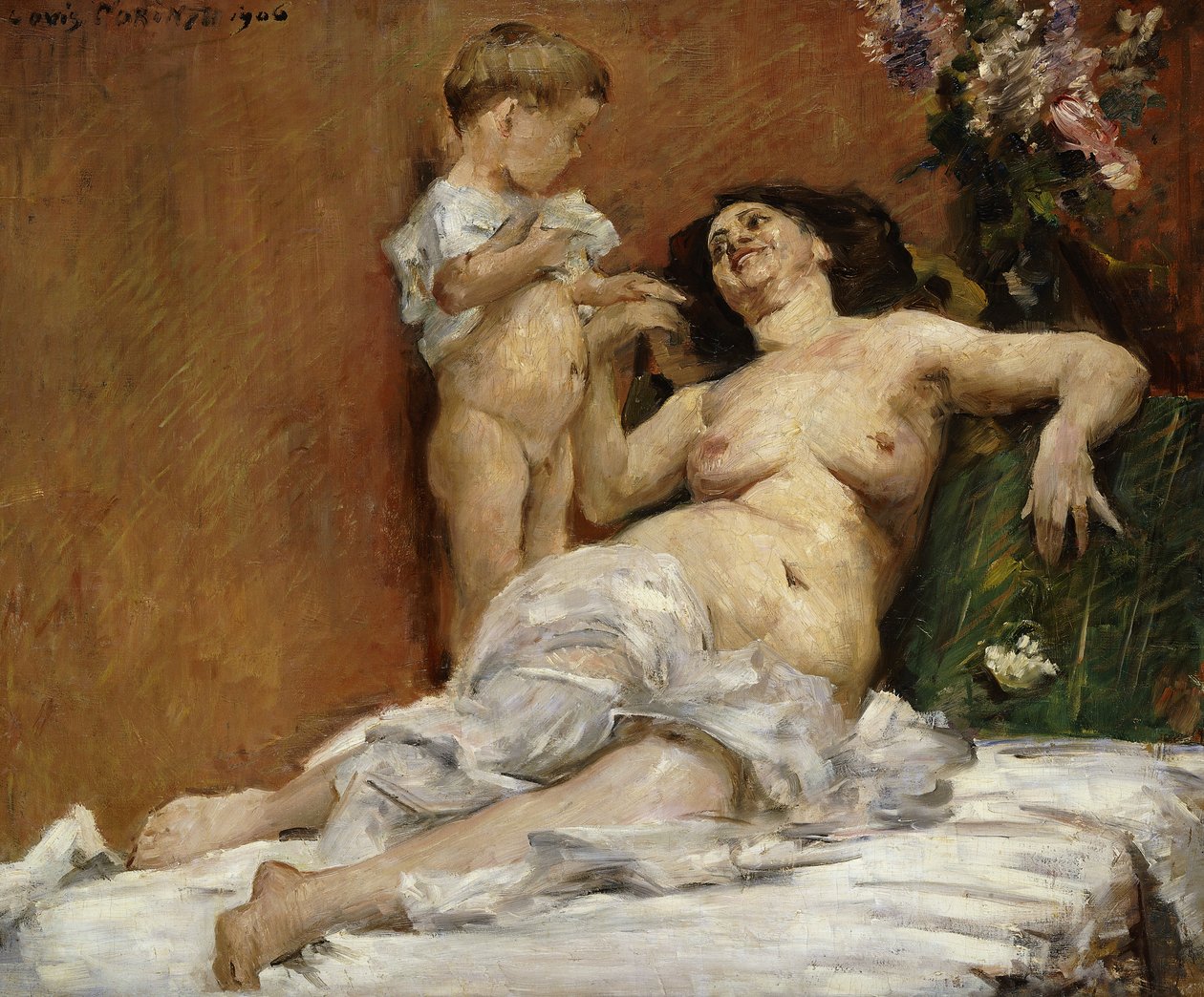 Anya és gyermek; Anya és gyermeke, 1906 alkotó: Lovis Corinth