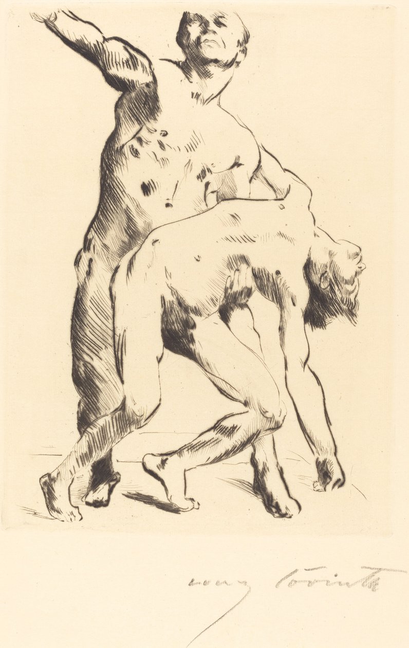 Odüsszeusz és az udvarló Odüsszeusz és az udvarló, 1914. alkotó: Lovis Corinth