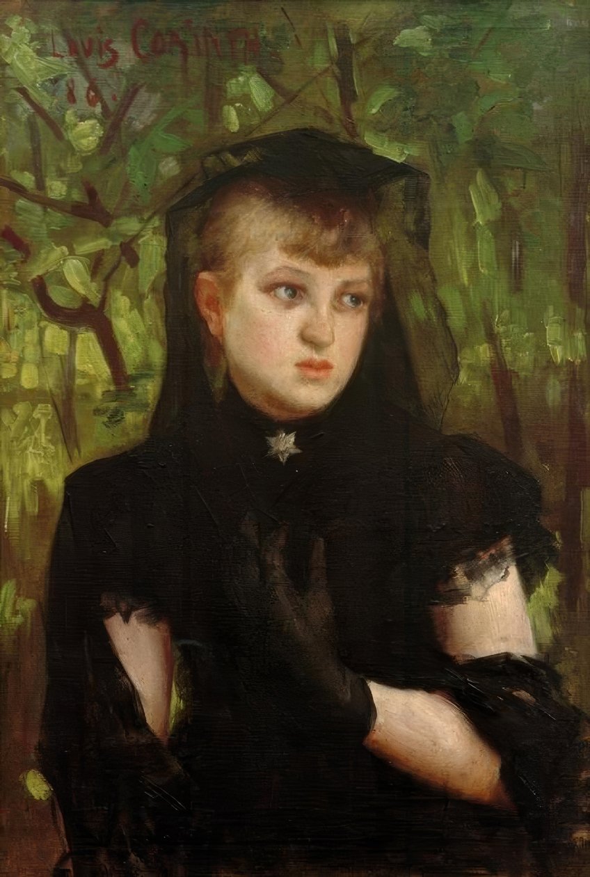 Behn asszony portréja alkotó: Lovis Corinth