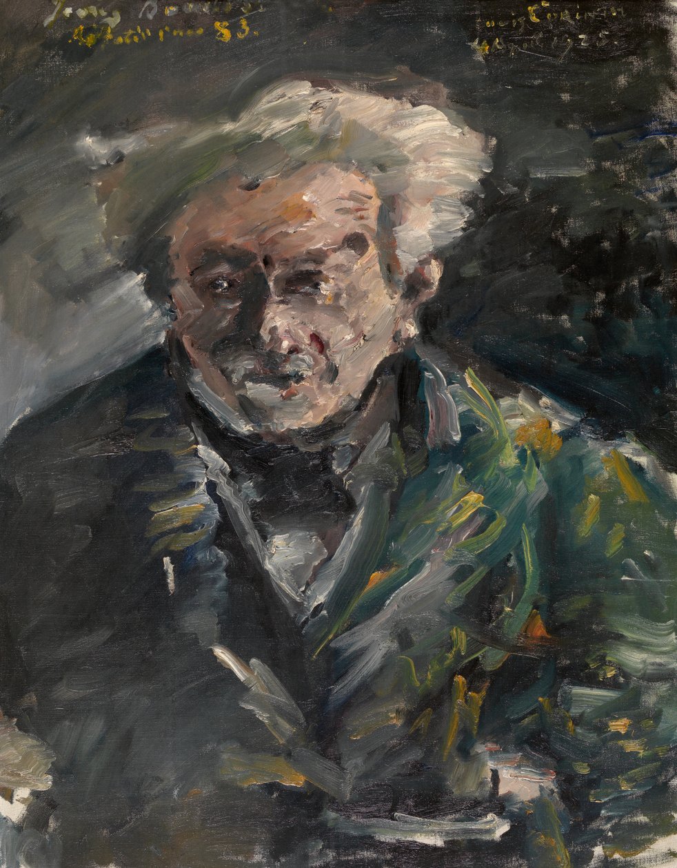Brandes György portréja 1842-1927 alkotó: Lovis Corinth