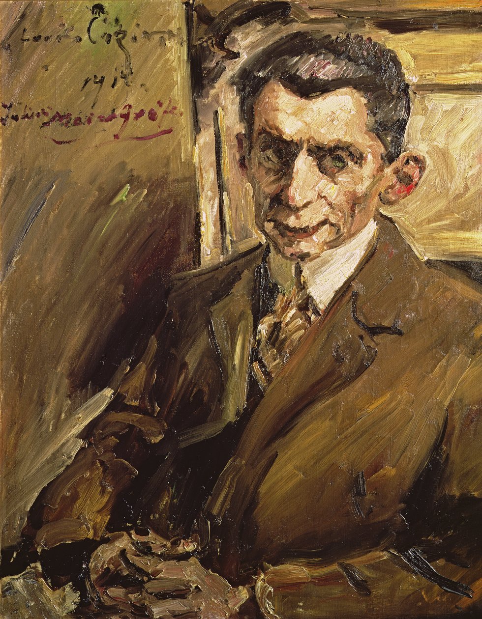 Julius Meier-Grafe (1867-1935) művészettörténész portréja, 1912-1414 körül alkotó: Lovis Corinth