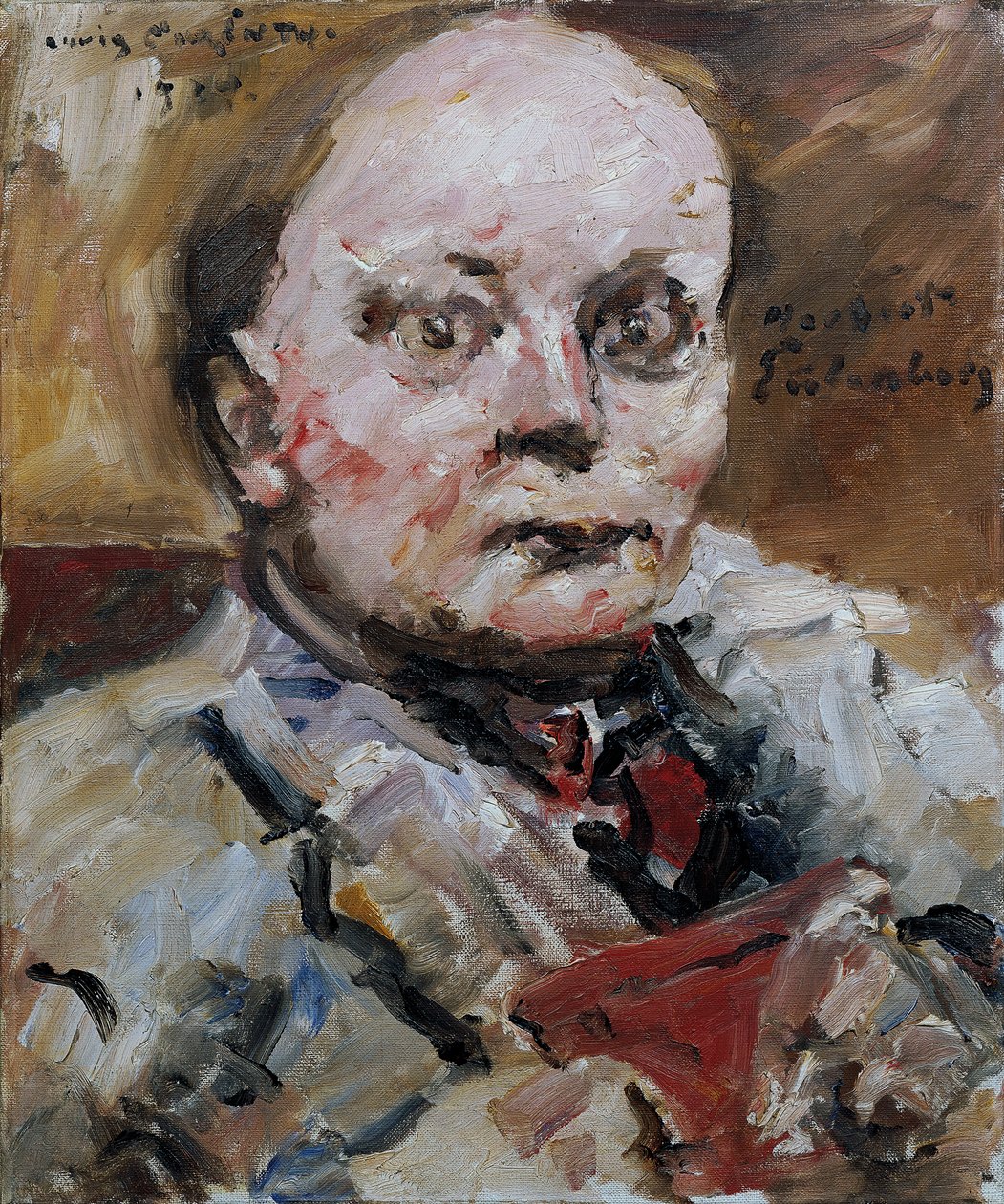 Herbert Eulenberg költő portréja, 1924. alkotó: Lovis Corinth