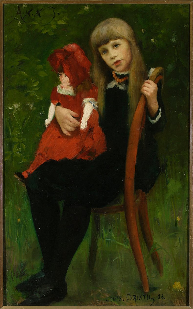Anna Schaumburg portréja babával alkotó: Lovis Corinth