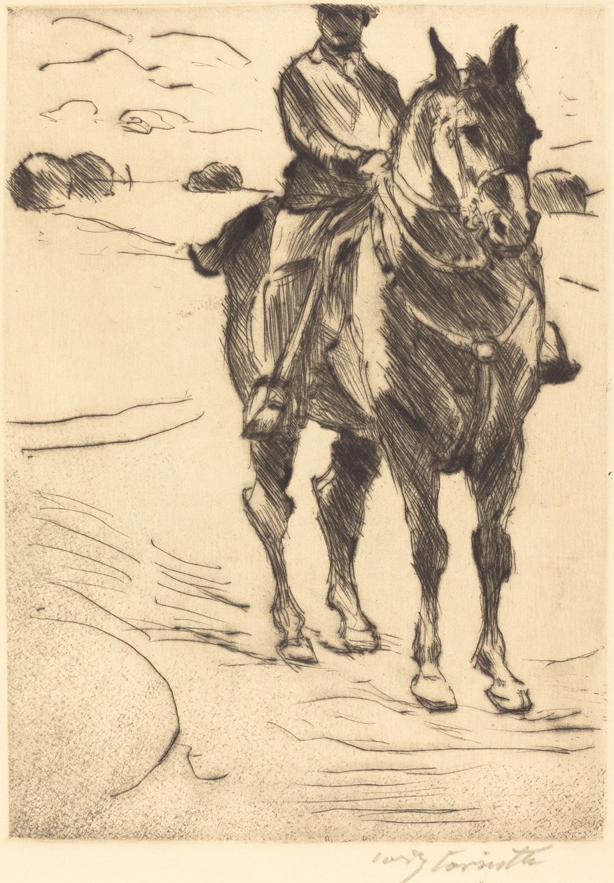 Reiter II (Horseman II) alkotó: Lovis Corinth