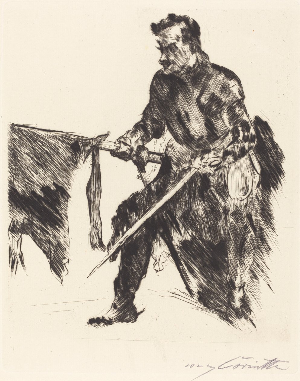 Rudolf Rittner mint Florian Geyer Rudolf Rittner mint Florian Geyer, 1914. alkotó: Lovis Corinth