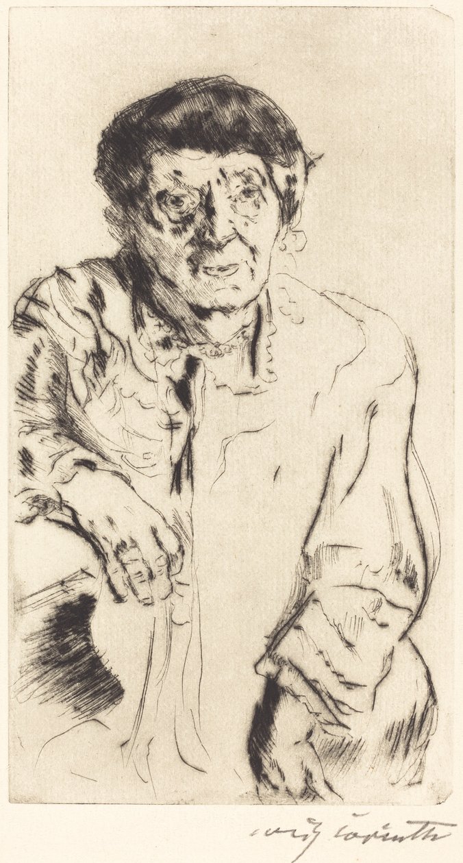 Anyós anyósa, 1916. alkotó: Lovis Corinth