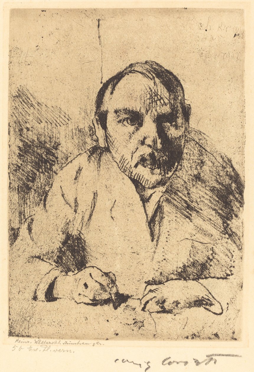 Önarckép (önarckép) alkotó: Lovis Corinth