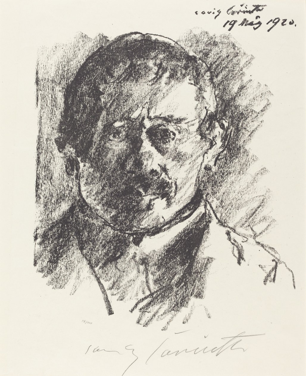 Önarckép (önarckép) alkotó: Lovis Corinth