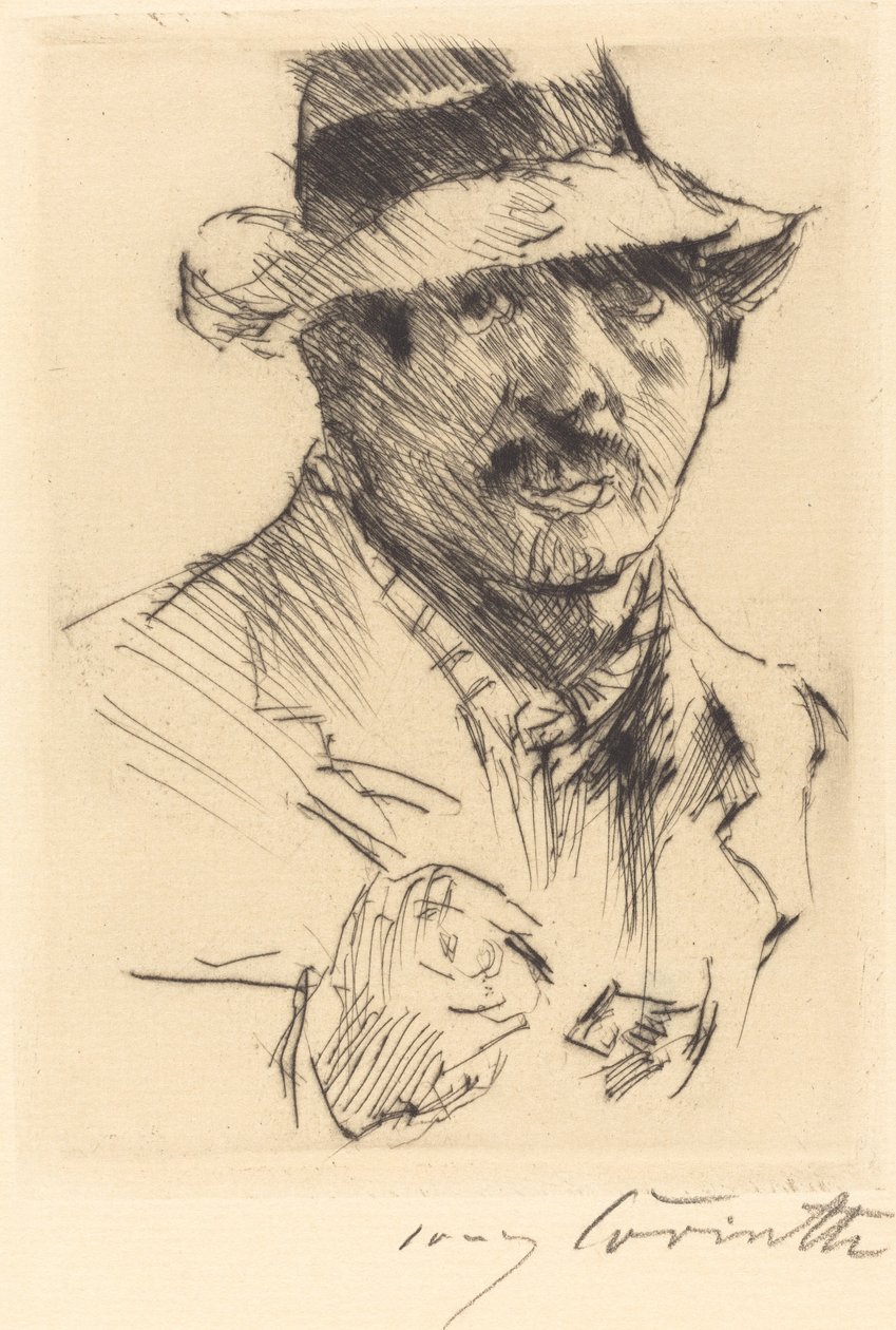 Önarckép (önarckép) alkotó: Lovis Corinth