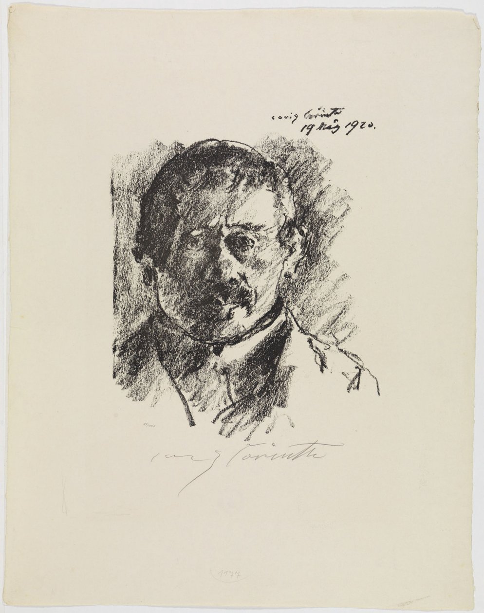 Önarckép, 1920. március 19. alkotó: Lovis Corinth