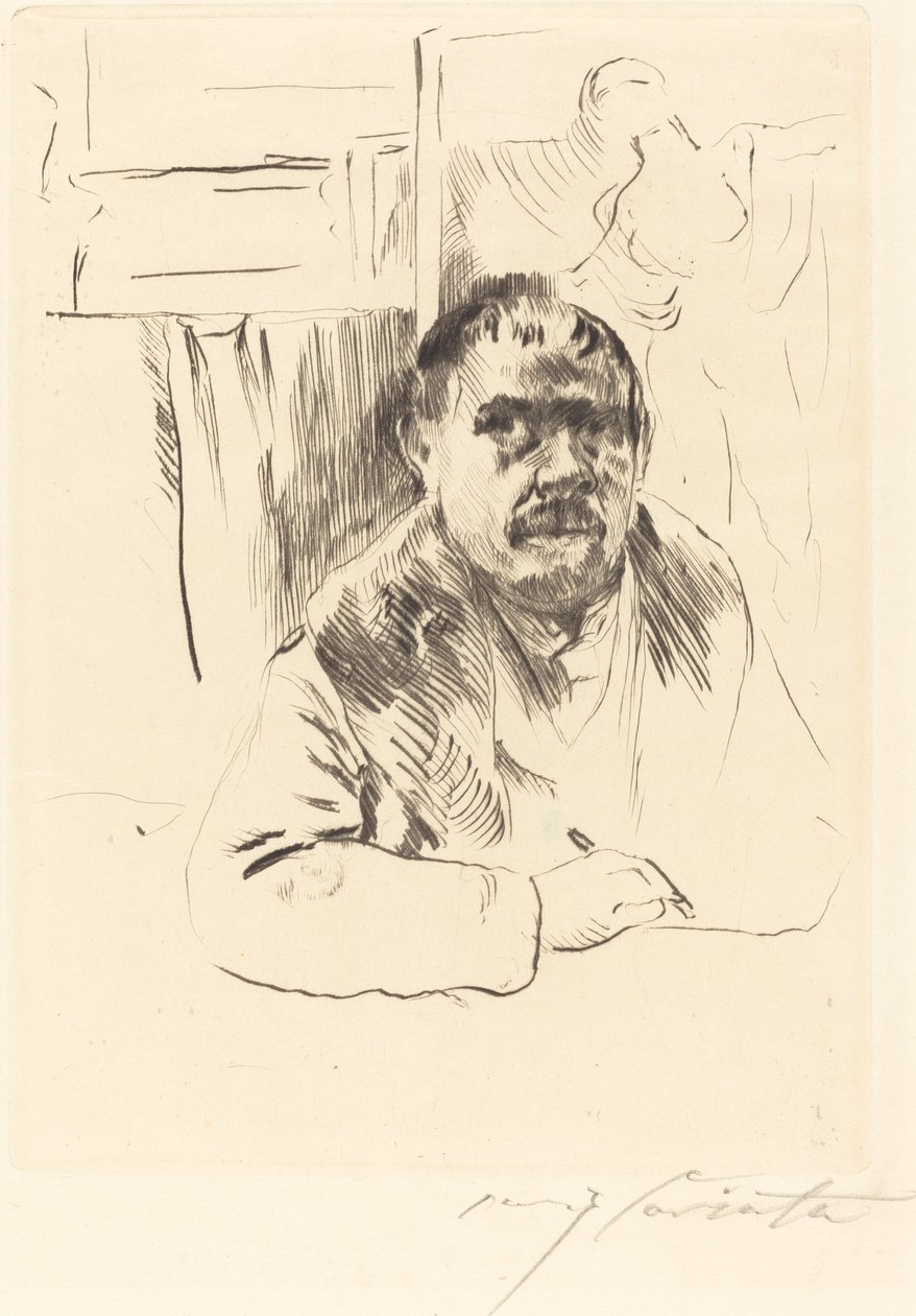 Önarckép bundában alkotó: Lovis Corinth