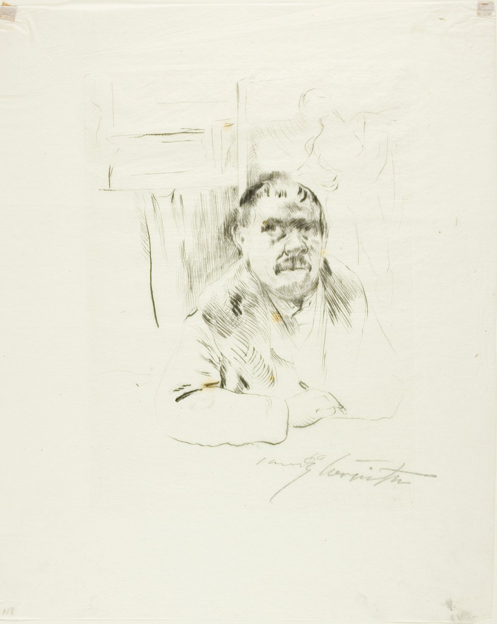 Önarckép alkotó: Lovis Corinth