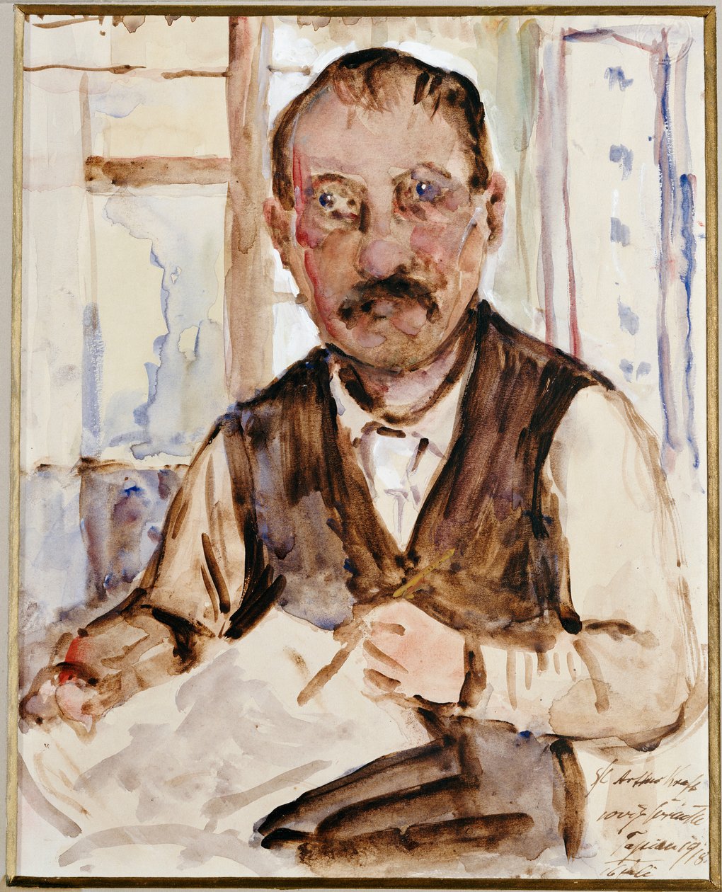 Önarckép, 1918 alkotó: Lovis Corinth