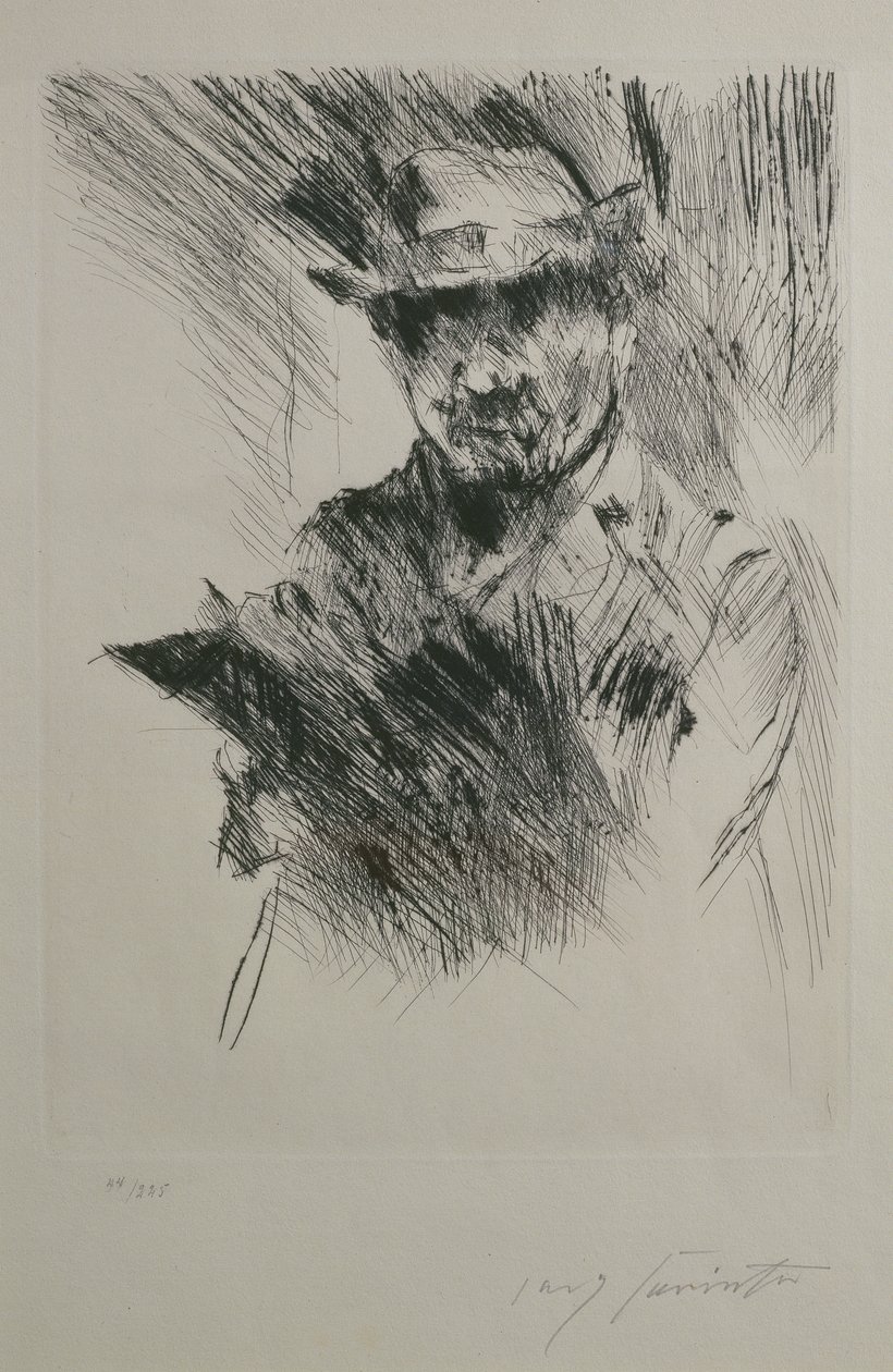 Önarckép, 1920-21 (szárazhús) alkotó: Lovis Corinth