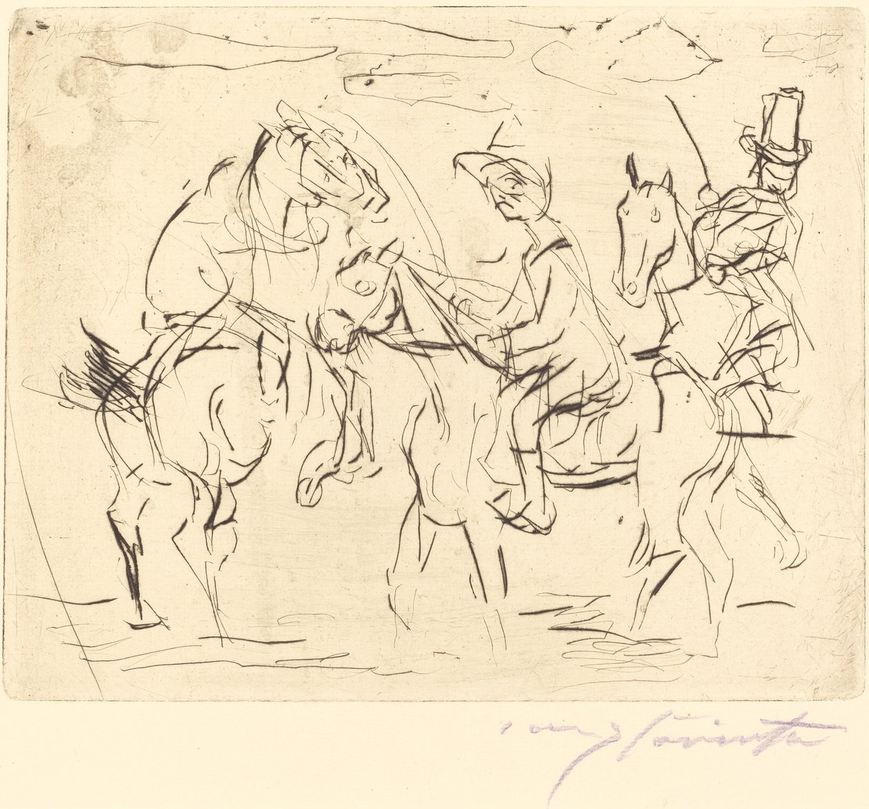 Vasárnapi lovasok alkotó: Lovis Corinth