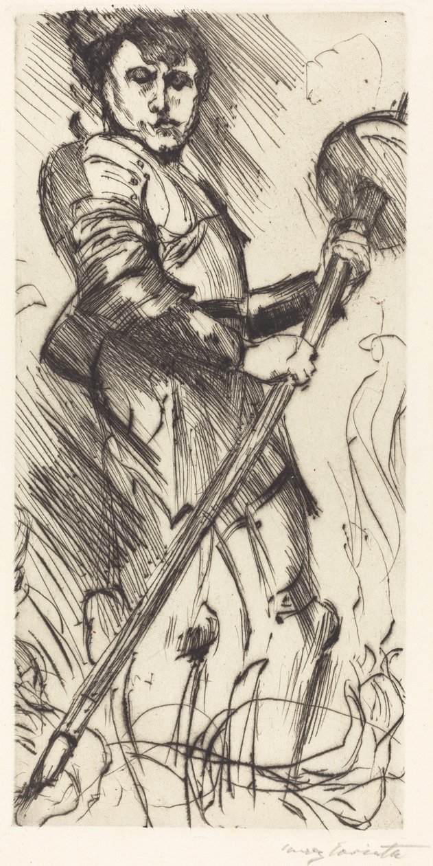 Szent György Szent György, 1916. alkotó: Lovis Corinth